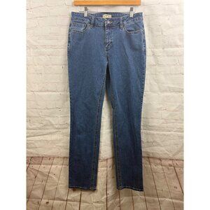 Blue Mountain Jeans Womens Size 8 Blue Casual Straight Leg Western Denim